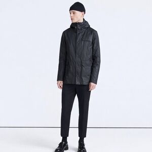 The Arrivals ATLAS Waxed Denim Parka Sz Small